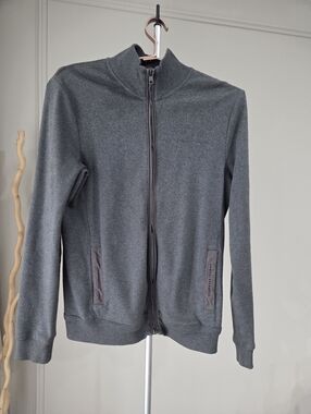 A/X Armani Exchange Men's Gray Full-Zip Sweatshirt Sz.M